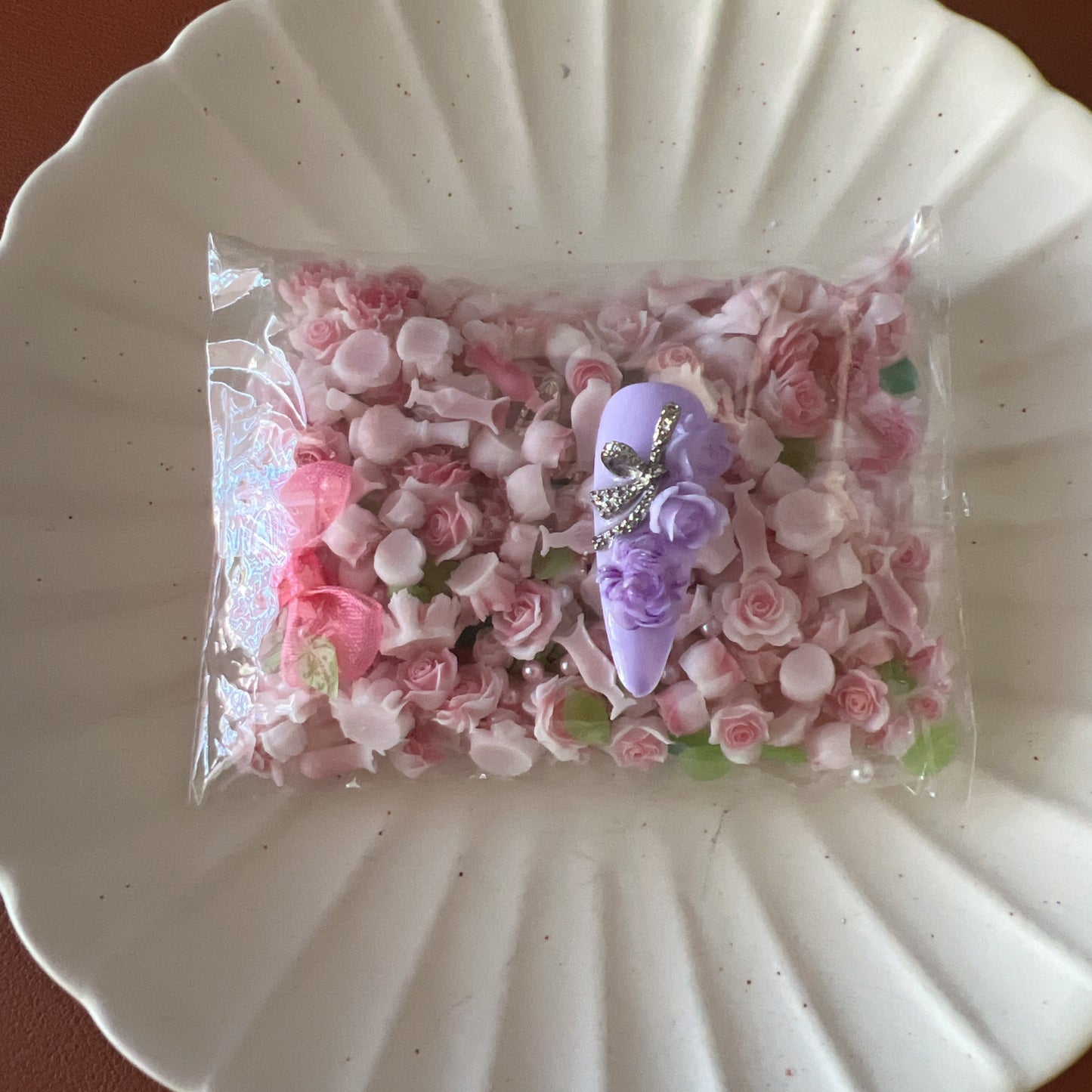 2D Resin Flower Mixed Package