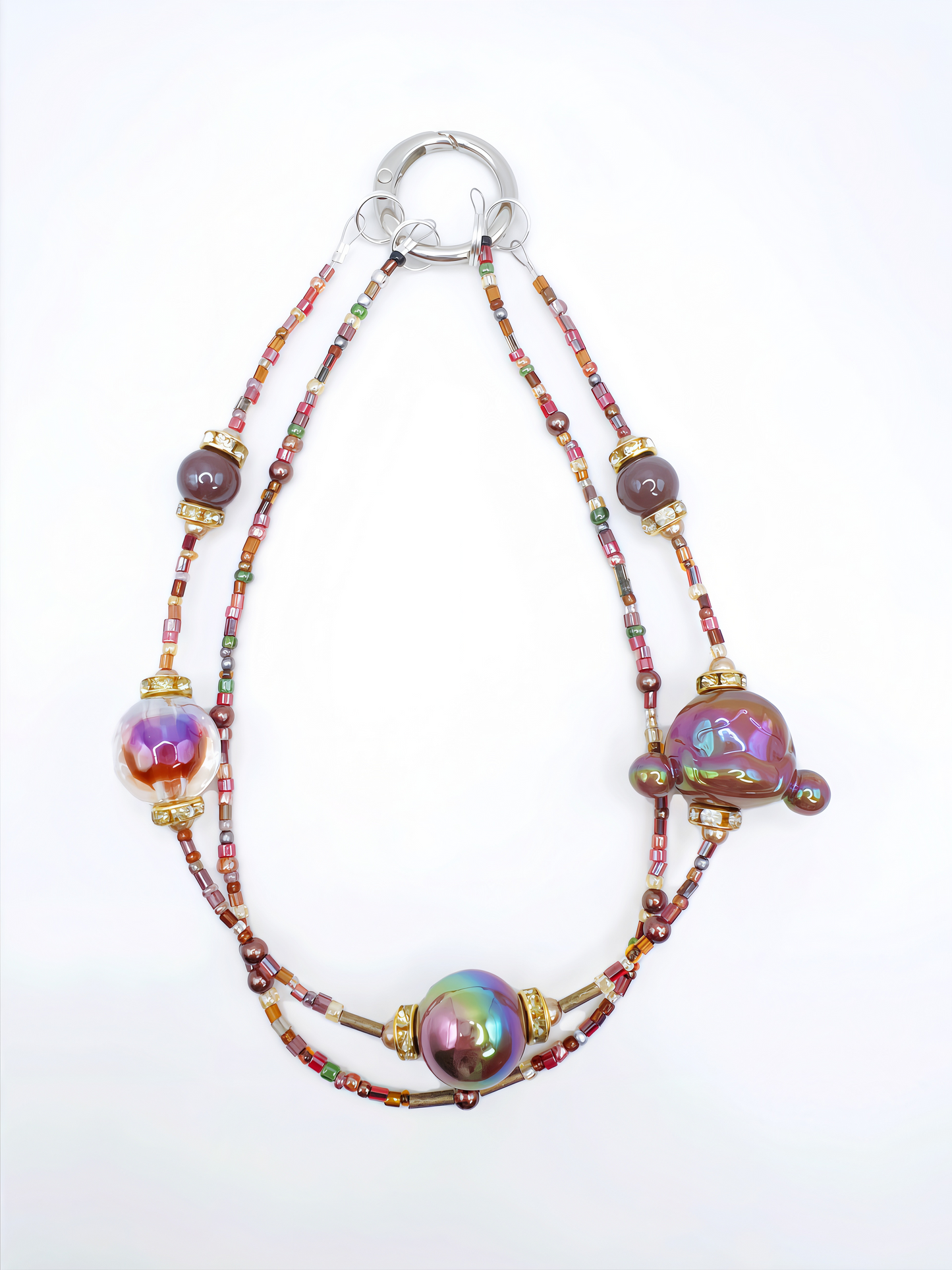 Handmade Beaded Phone Chain & Bag Chain ā Cute and Elegant Design
