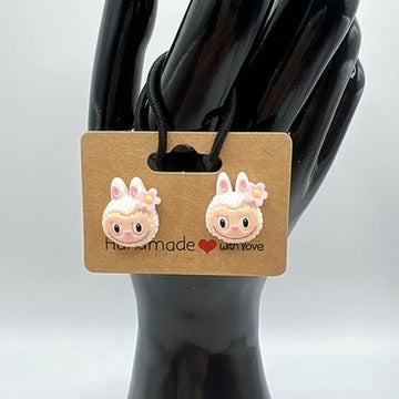 Labubu Stud Earrings – Multiple Colors Available