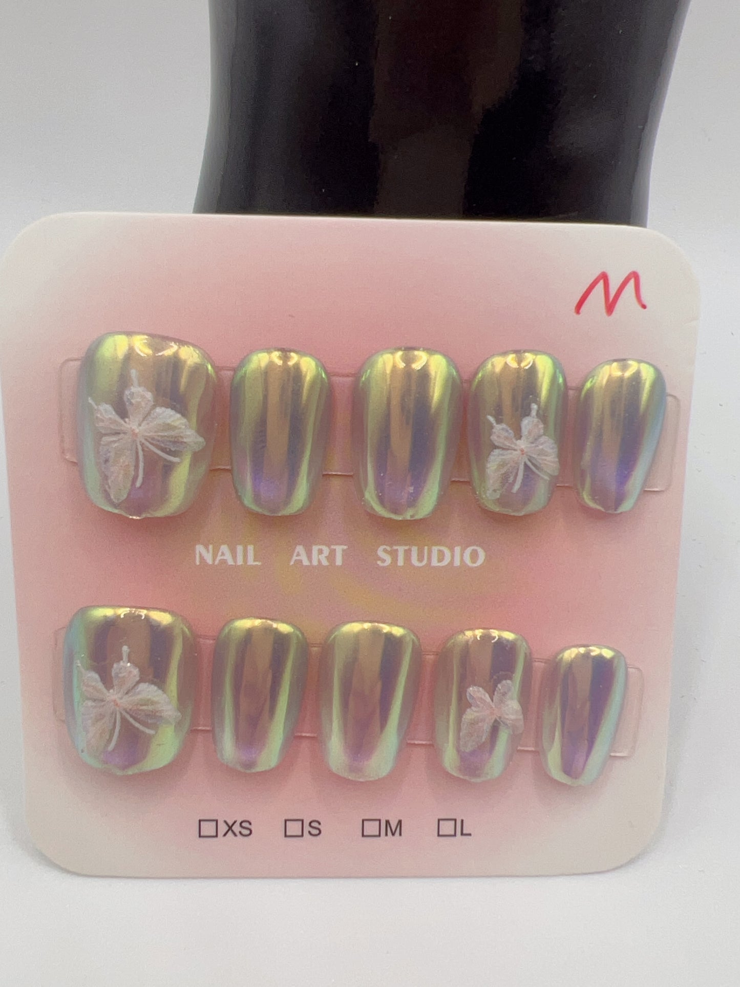 Short Square Press-On Nails ā Simple Daily Designs, 10 Styles, Medium Size