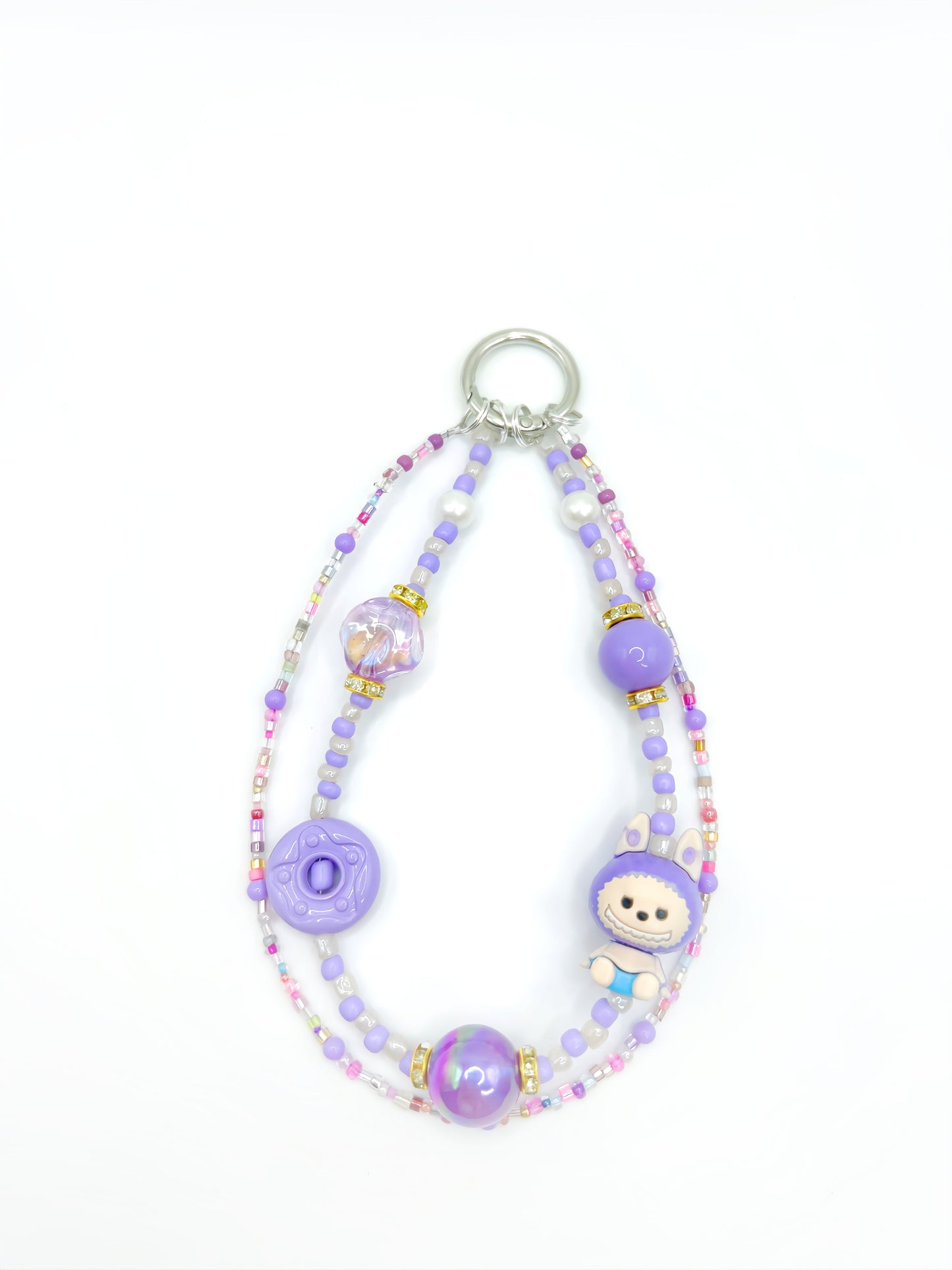 Handmade Beaded Phone Chain & Bag Chain ā Cute and Elegant Design