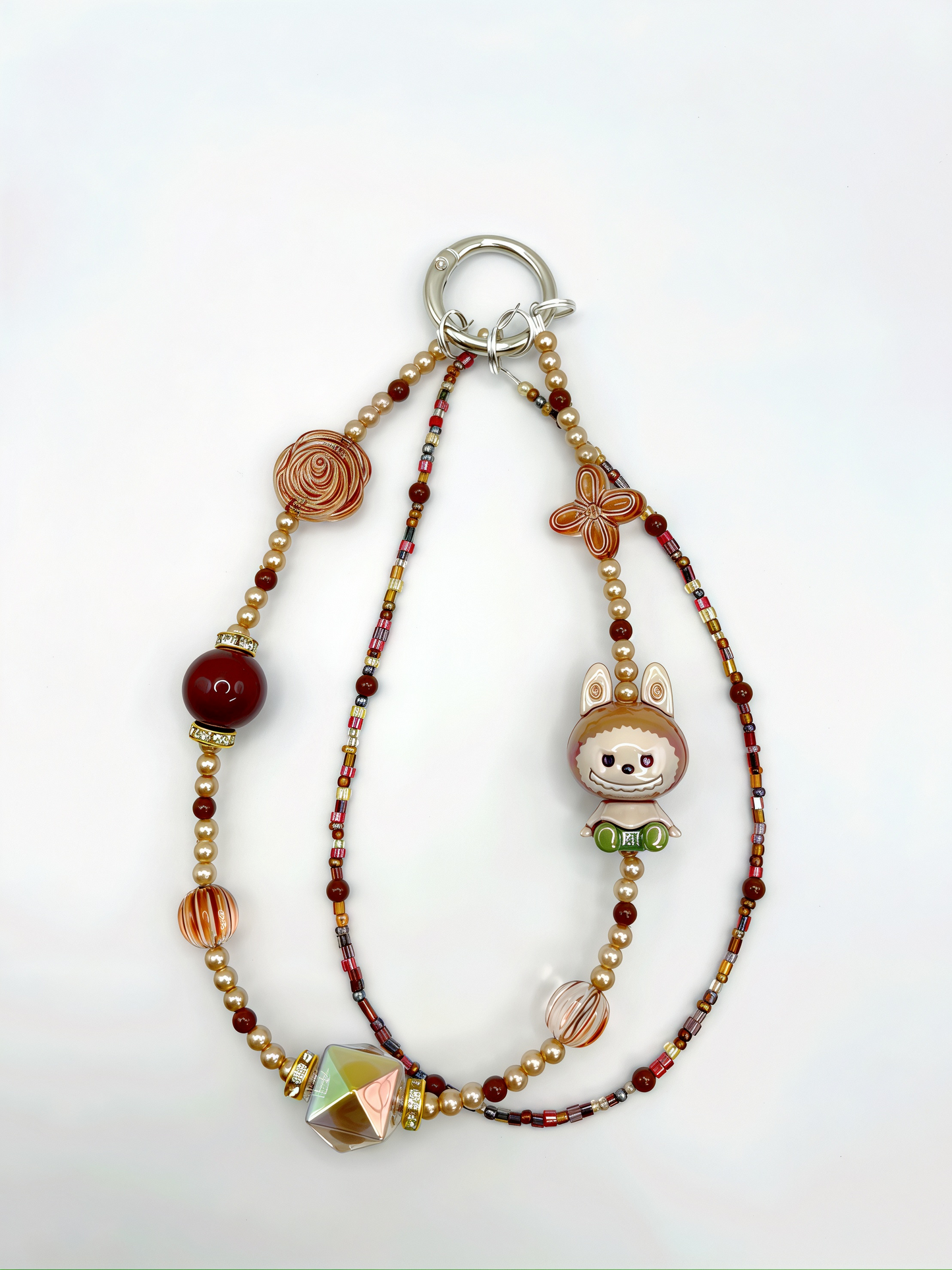Handmade Beaded Phone Chain & Bag Chain ā Cute and Elegant Design