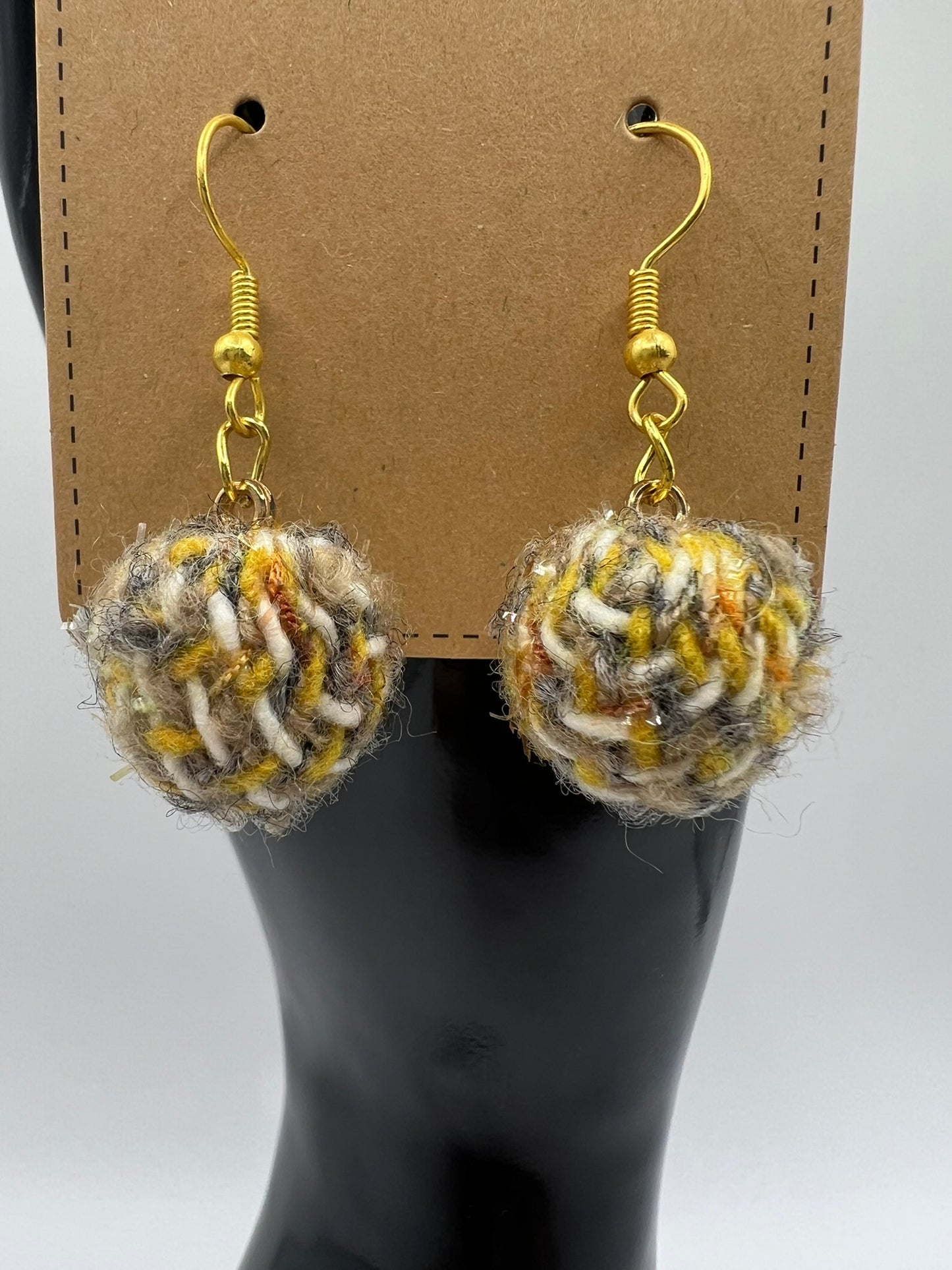 Multicolor Fluffy Pom-Pom Drop Earrings | Lightweight & Playful | Colorful Statement