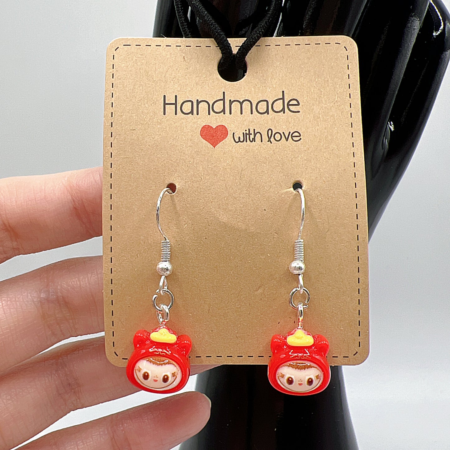 Labubu Earrings β Multiple Colors Available