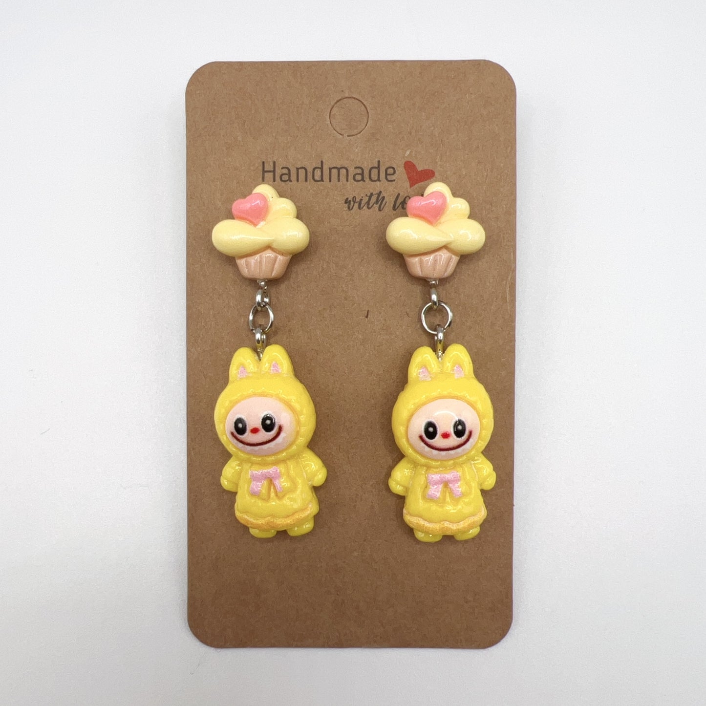 Handmade Cute Monster Drop Earrings Multiple Colors Available Gift for Women