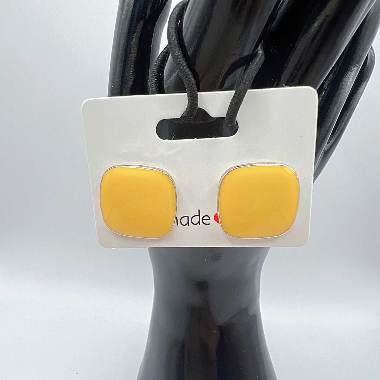 Minimalist Square Earrings | Modern Fashion Design | 4 Color Options Available