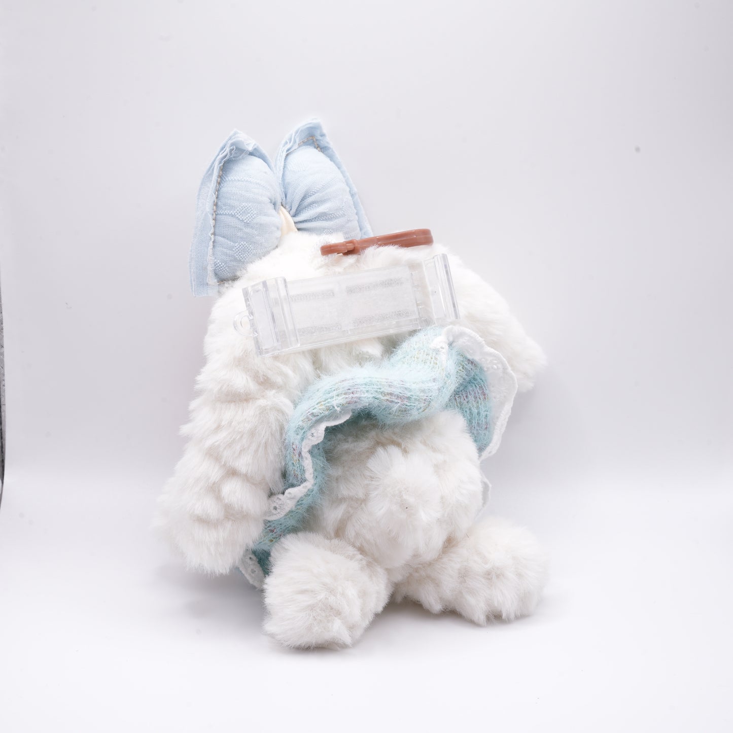 Bunny phone holder blue color