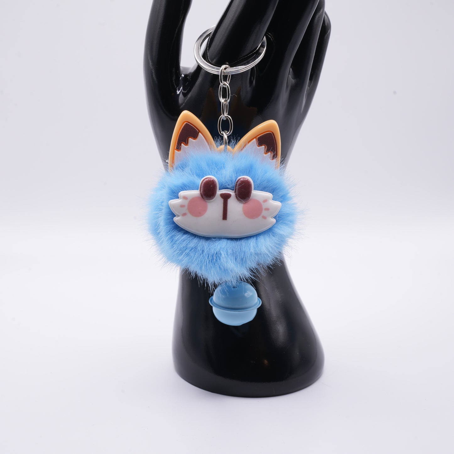 Plush Cat Keychain β Soft Cute Kitty Charm Available in 8 Colors