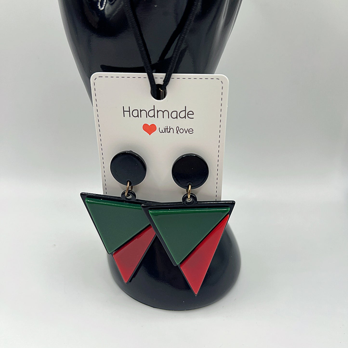 Geometric Triangle Earrings – Minimalist Chic Statement Jewelry-Three color available