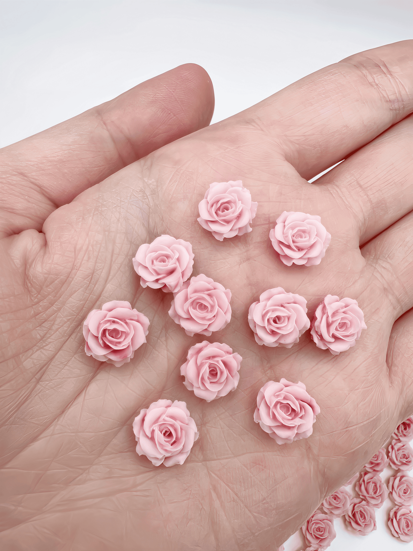 3D Resin Flower Charms – Cute Floral for Nail Art Embellishments and DIY