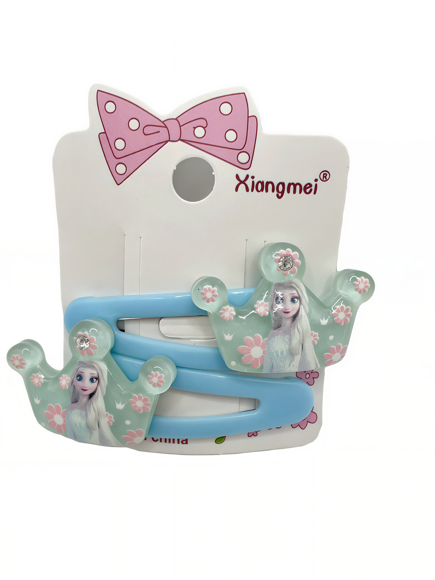 3 Sets (6pcs) Handmade Princess Crown Clip Cute and Fun for Girls