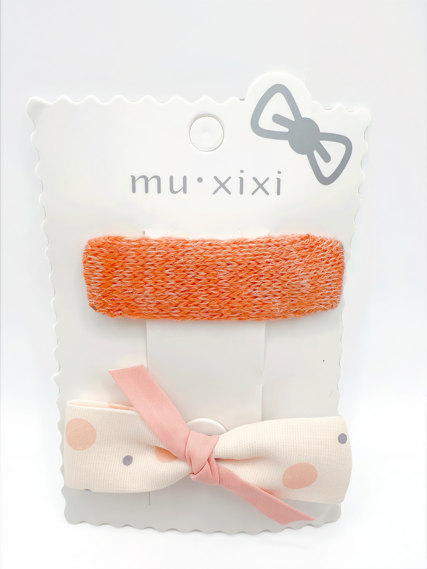 Handmade Fabric Bow Hair Clip Set 2pcs Elegant for Girls