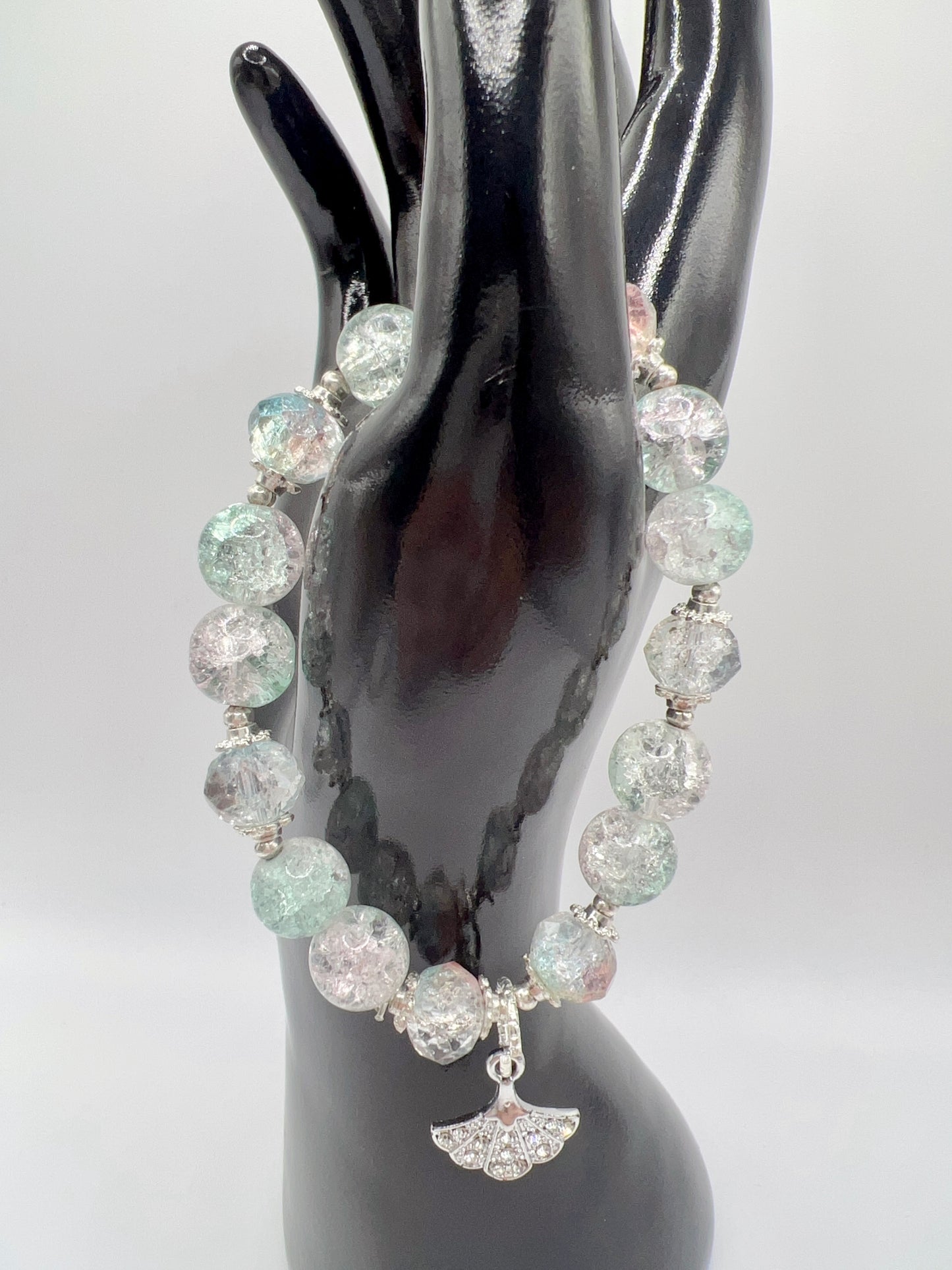 Bead Stretchy Bracelet with Cute Charms & Spacers – Handmade Jewelry