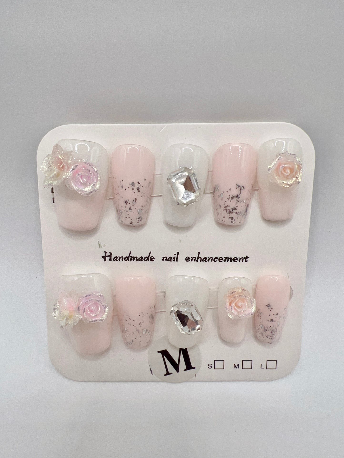 Short Coffin Press On Nails Simple Design – Medium Size