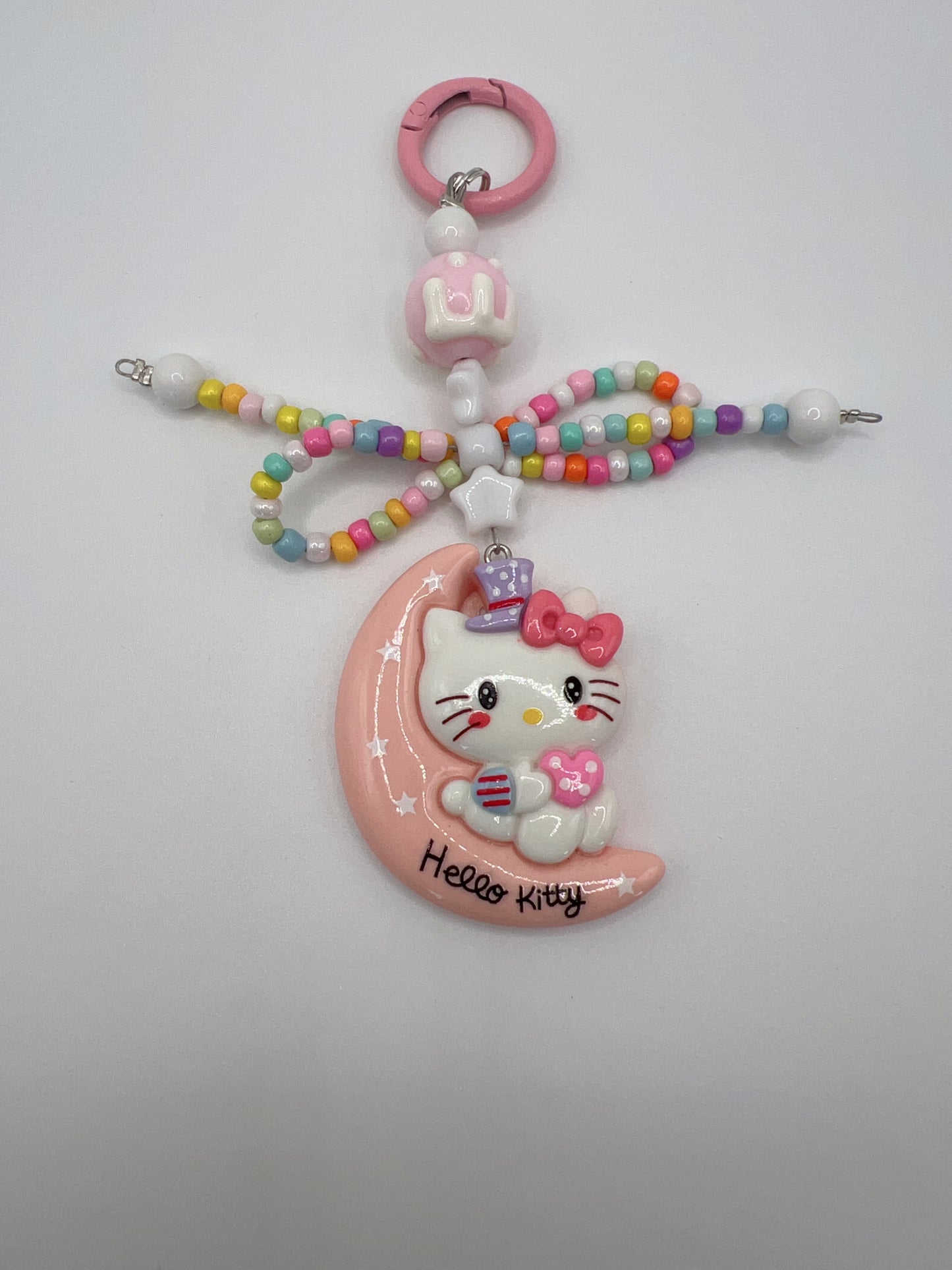 Handmade Kitty with Bow Keychain / Bag Chain – 4 Designs, Cute Accessories