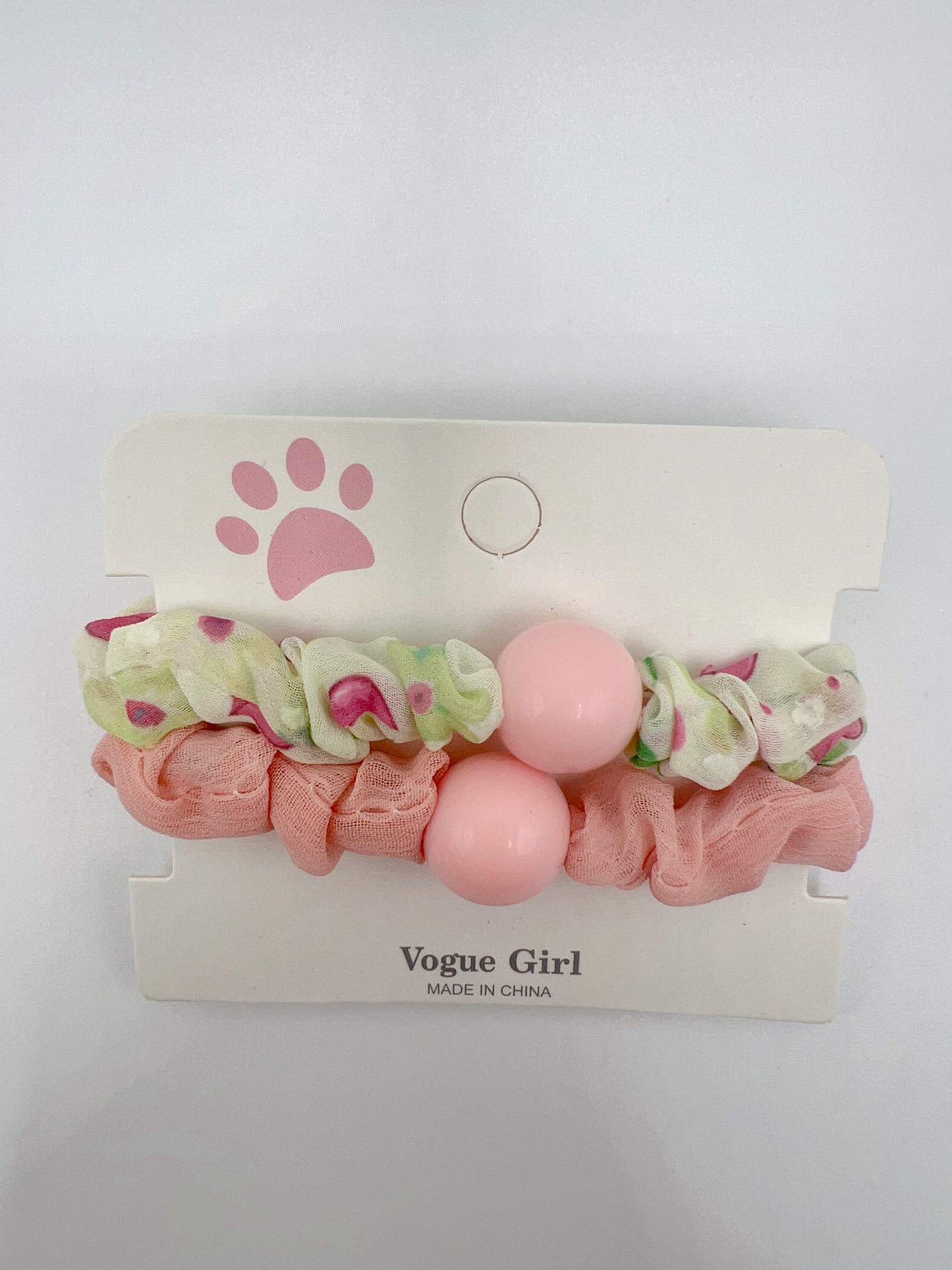 Acrylic Round Ball Hair Tie Simple and Elegant Style