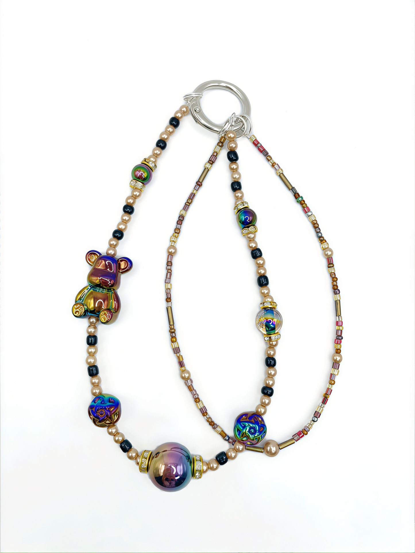 Handmade Beaded Phone Chain & Bag Chain – Cute and Elegant Design