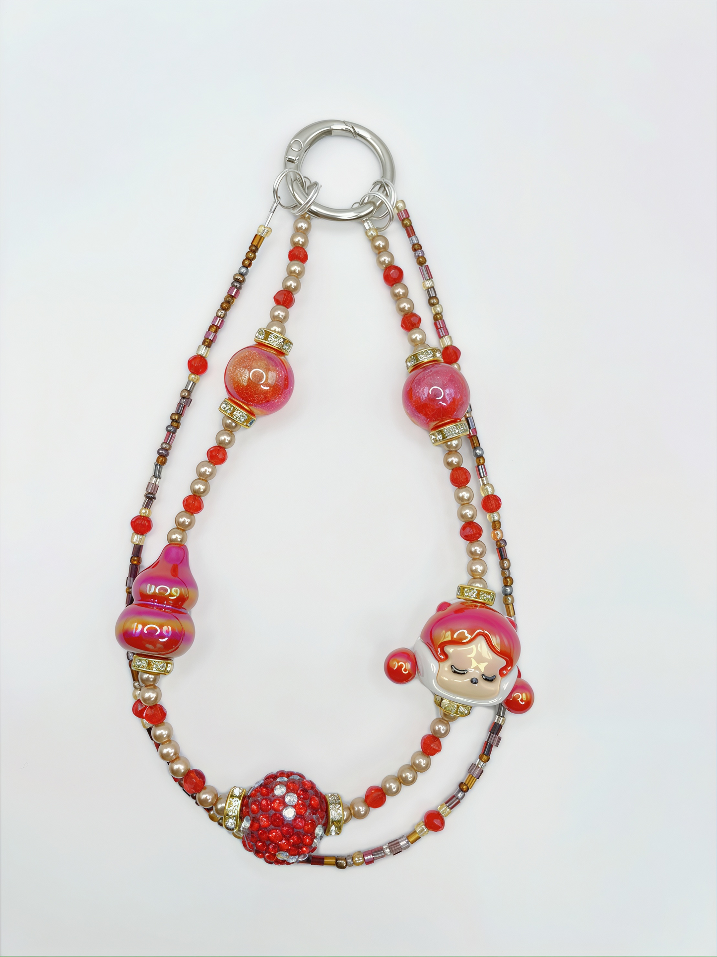 Handmade Beaded Phone Chain & Bag Chain – Cute and Elegant Design