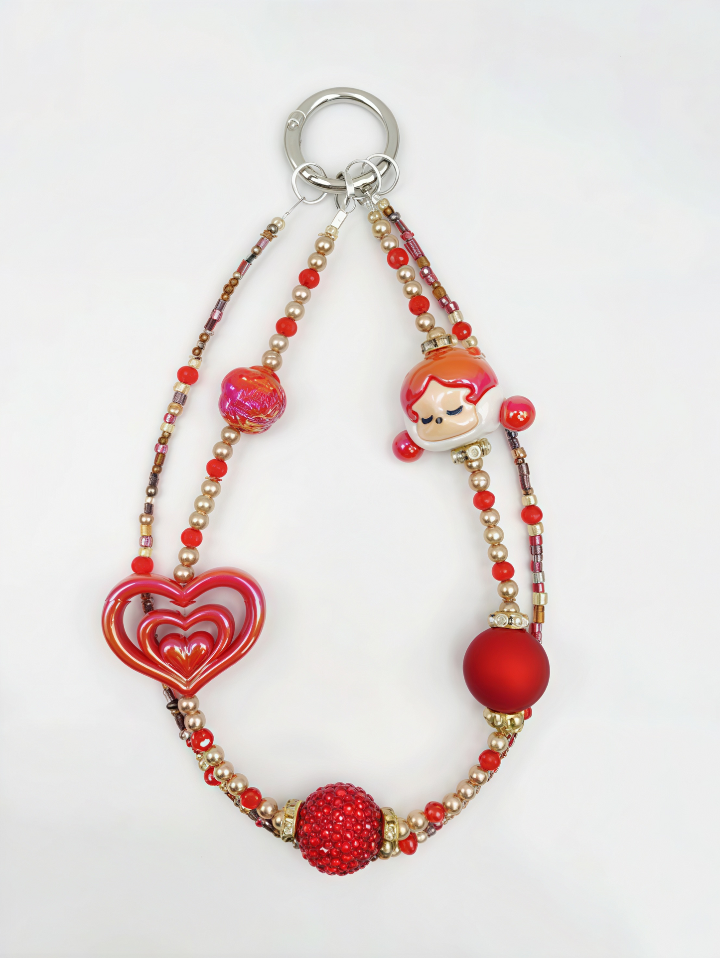 Handmade Beaded Phone Chain & Bag Chain – Cute and Elegant Design