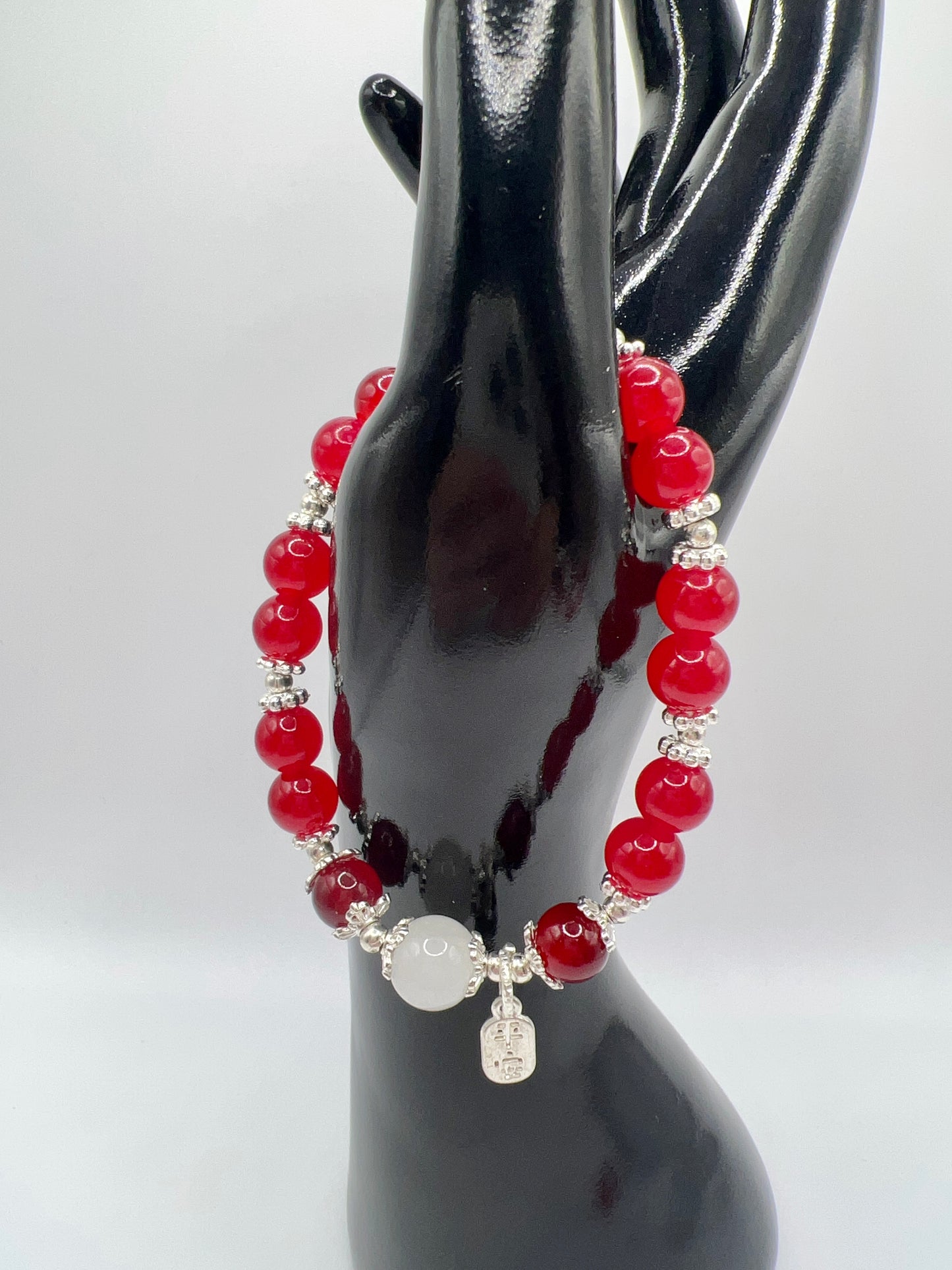 Bead Stretchy Bracelet with Cute Charms & Spacers – Handmade Jewelry