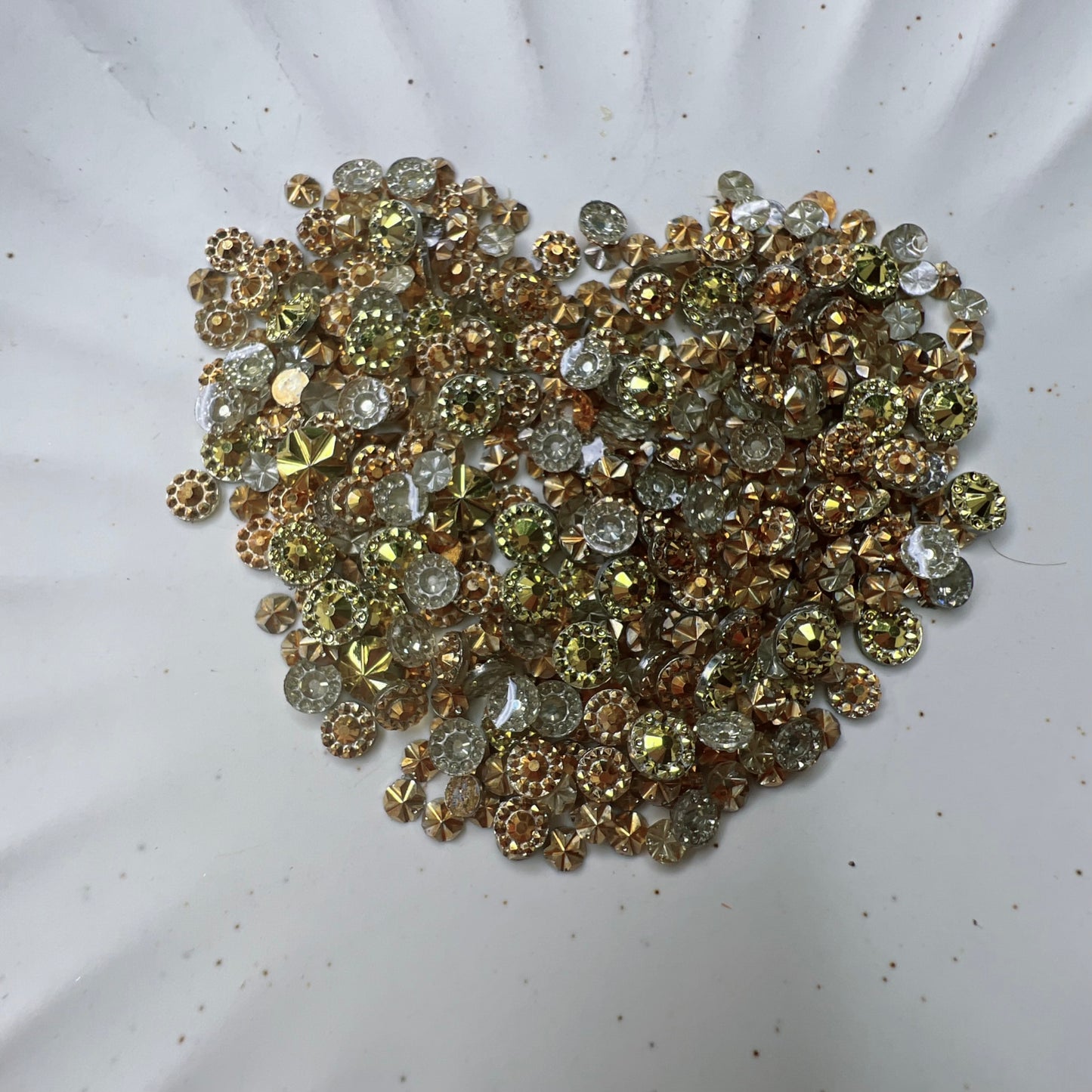 Golden Rhinestones Mixed