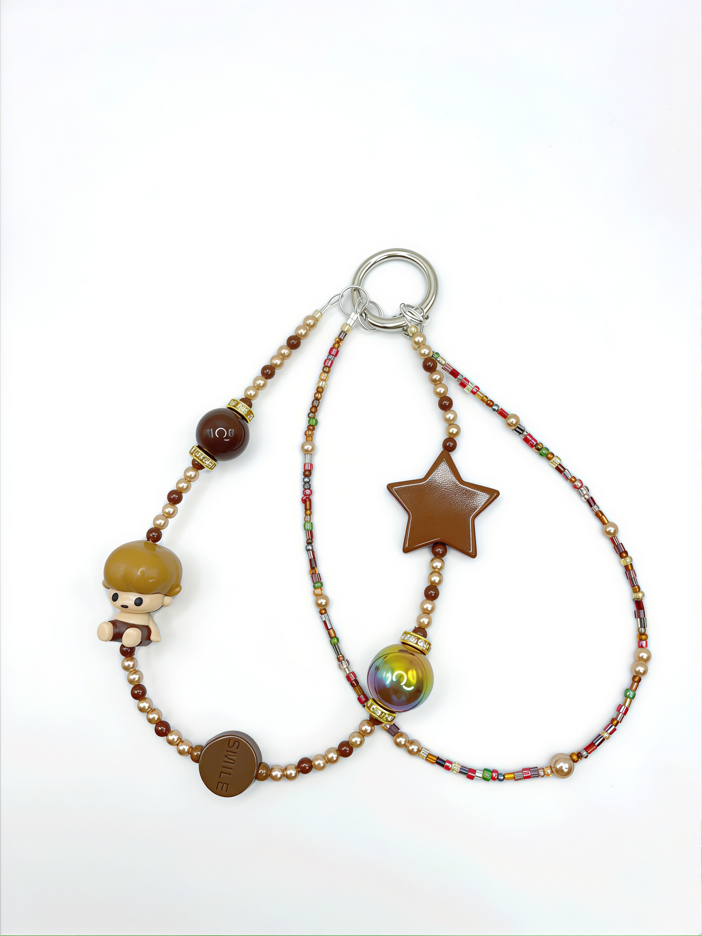 Handmade Beaded Phone Chain & Bag Chain – Cute and Elegant Design