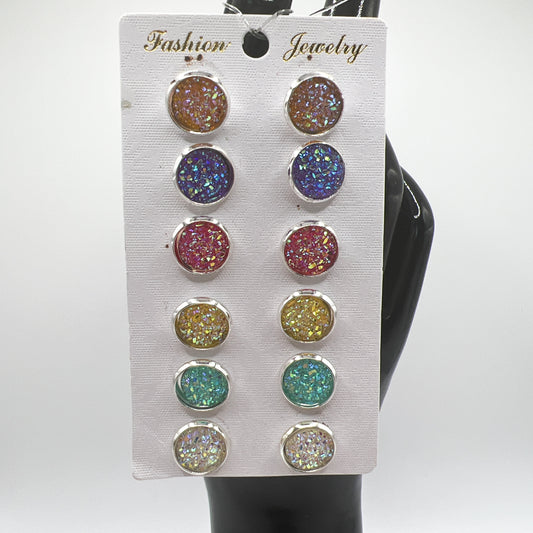 Colorful Polka Dot Earrings Set | Playful & Versatile | Everyday Fashion