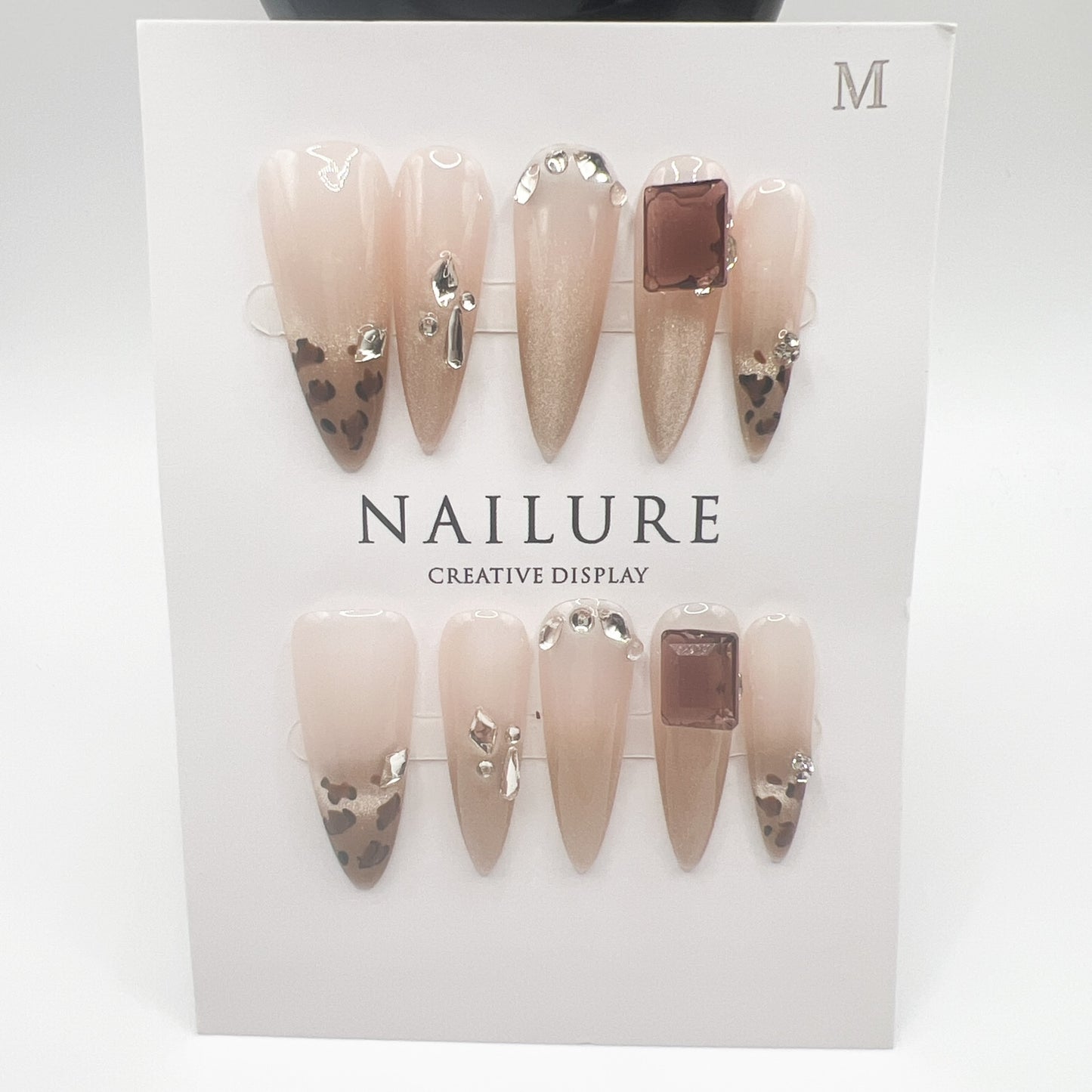 Luxury Rhinestone Press-On Nails – Medium Size 💅✨