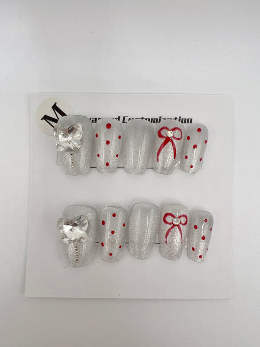 Short Coffin Press On Nails Simple Design – Medium Size