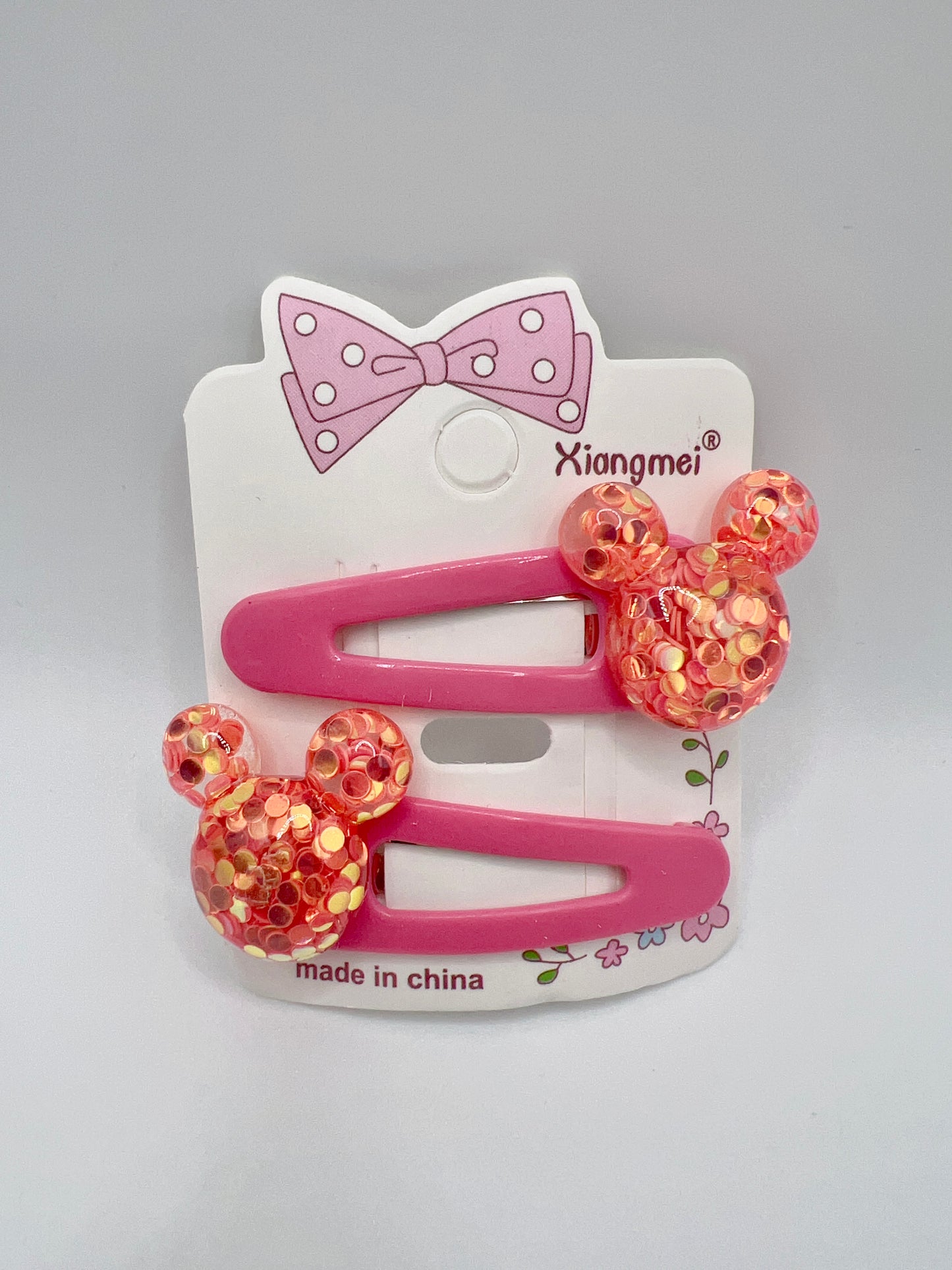 Acrylic Glitter Hair Clip Cute for Girls and Gift