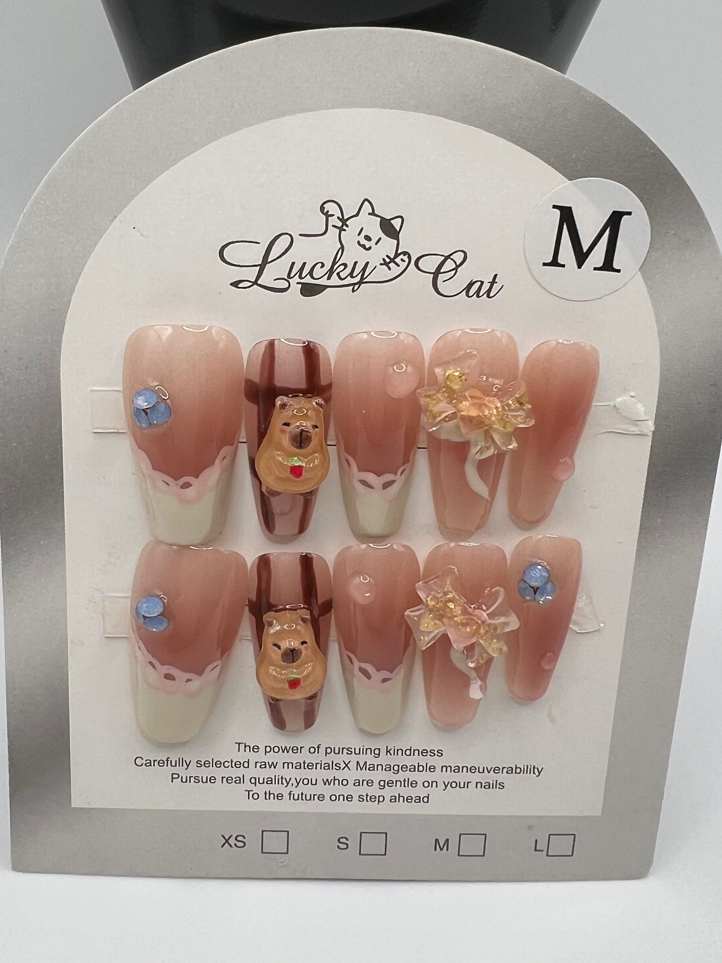 Cute Press-On Nails – Medium Size-10 design available
