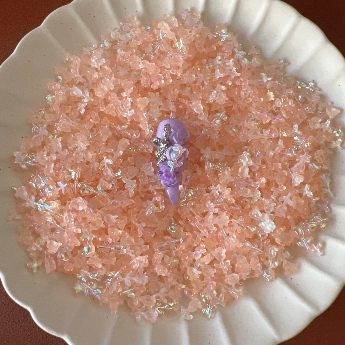 Resin Rosebud Charm (Available in 4 Colors)