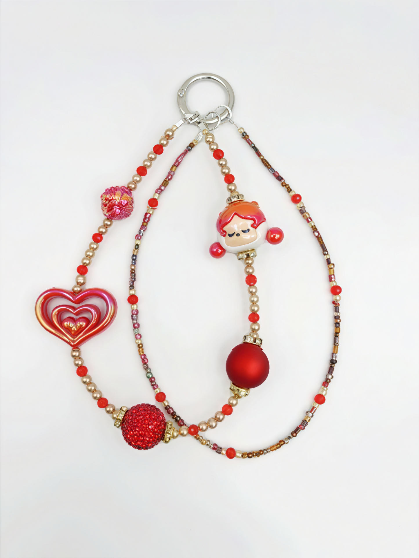Handmade Beaded Phone Chain & Bag Chain – Cute and Elegant Design