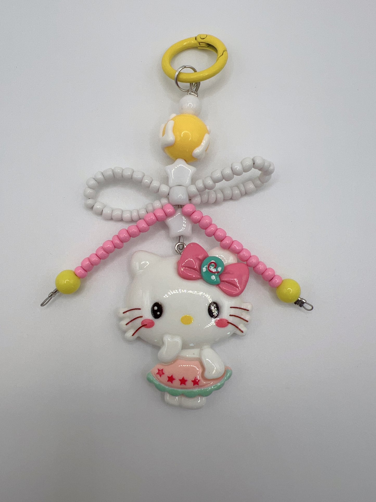 Handmade Kitty with Bow Keychain / Bag Chain – 4 Designs, Cute Accessories