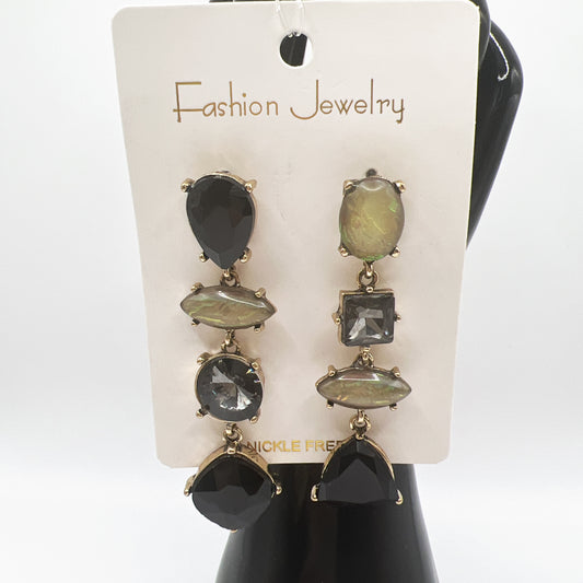 Irregular Stone Drop Earrings | Artistic & Unique | Statement Jewelry