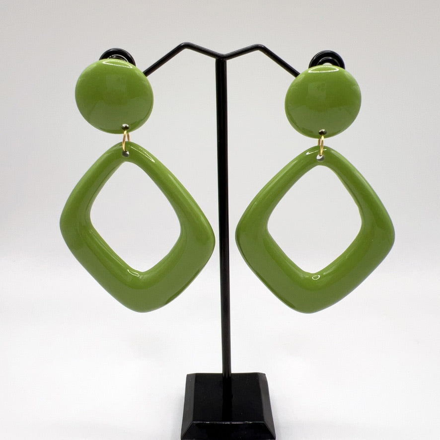 Handmade Geometric Statement Earrings – Fashion Dangle Earrings for Women