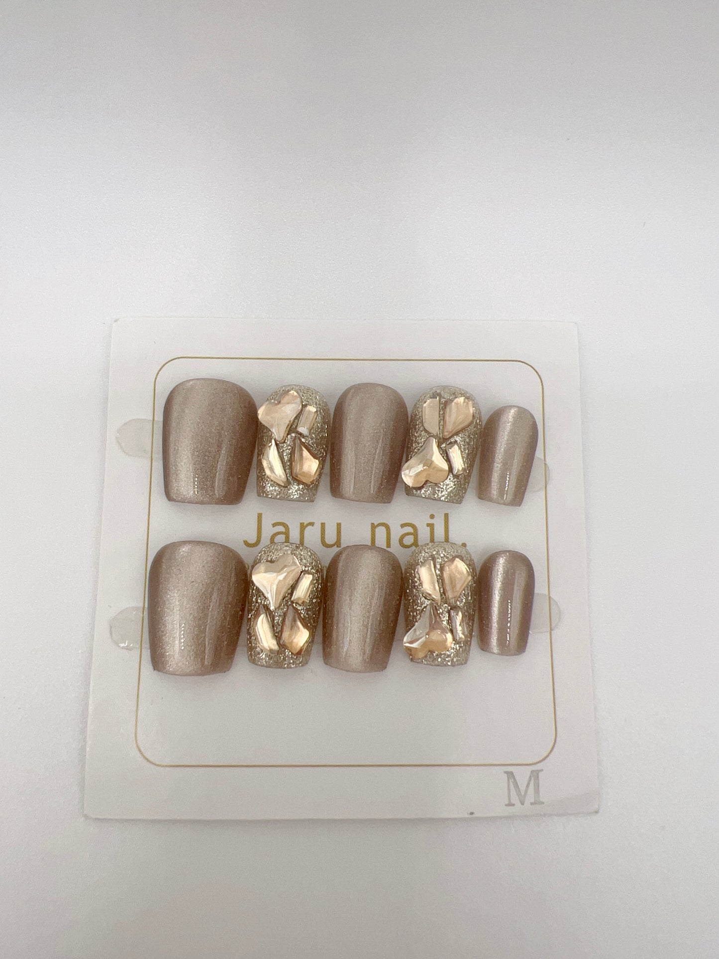 Short Square Press On Nails Simple design – 9 Designs Medium Size