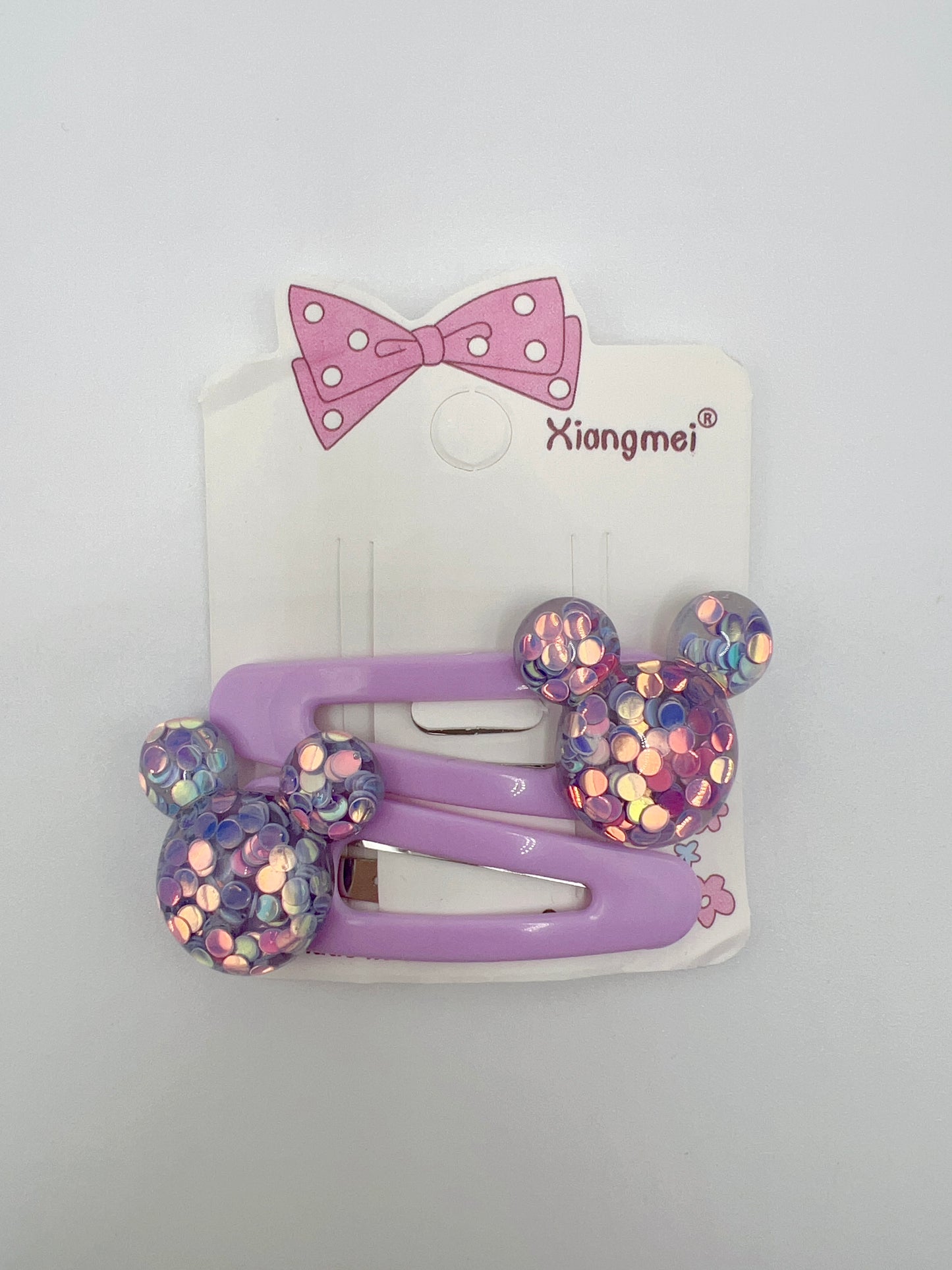 Acrylic Glitter Hair Clip Cute for Girls and Gift