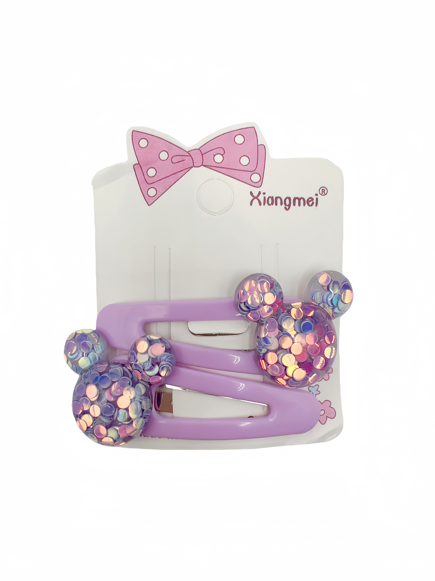 3 Sets Acrylic Glitter Hair Clip Cute for Girls and Gift