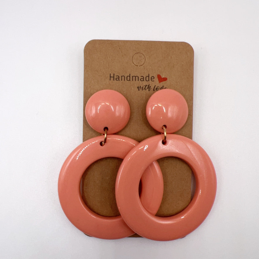 Handmade Geometric Statement Earrings – Fashion Dangle Earrings for Women