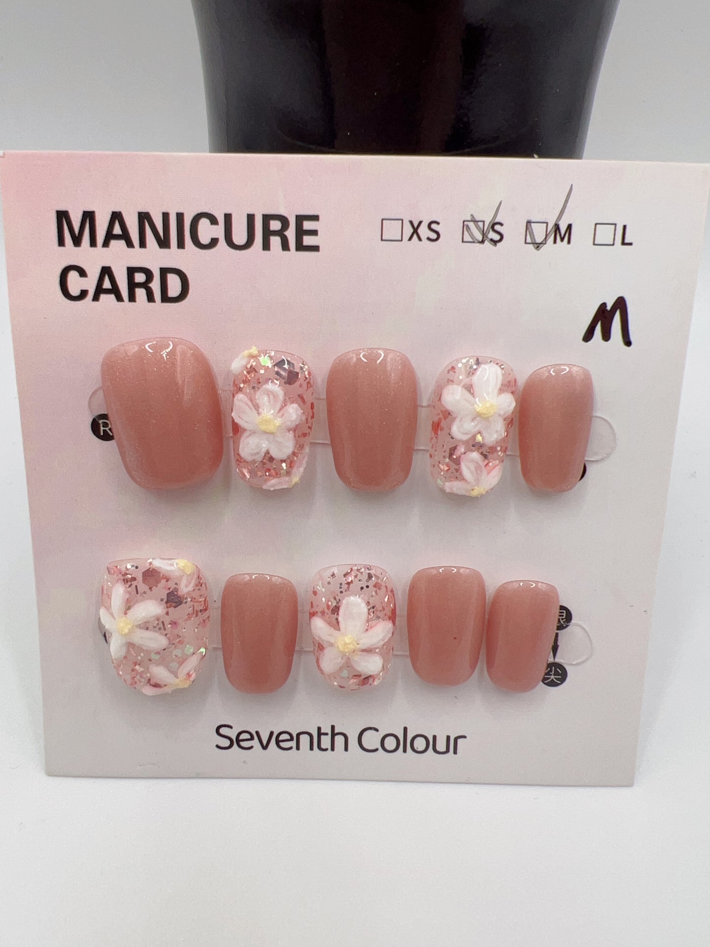 Short Square Press-On Nails – Simple Daily Designs, 10 Styles, Medium Size