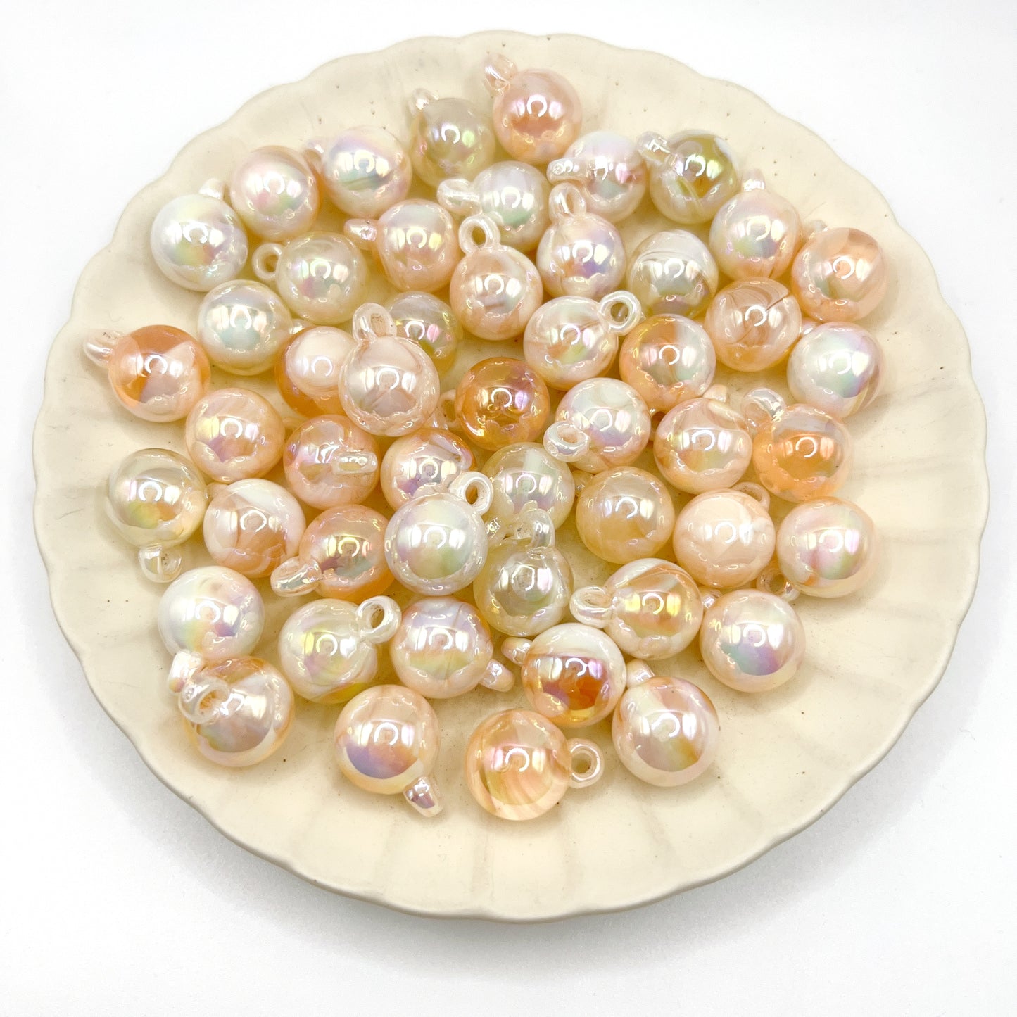 Kawaii Pastel Bead Bundle Lot – 360 PCS Resin Acrylic Beads DIY