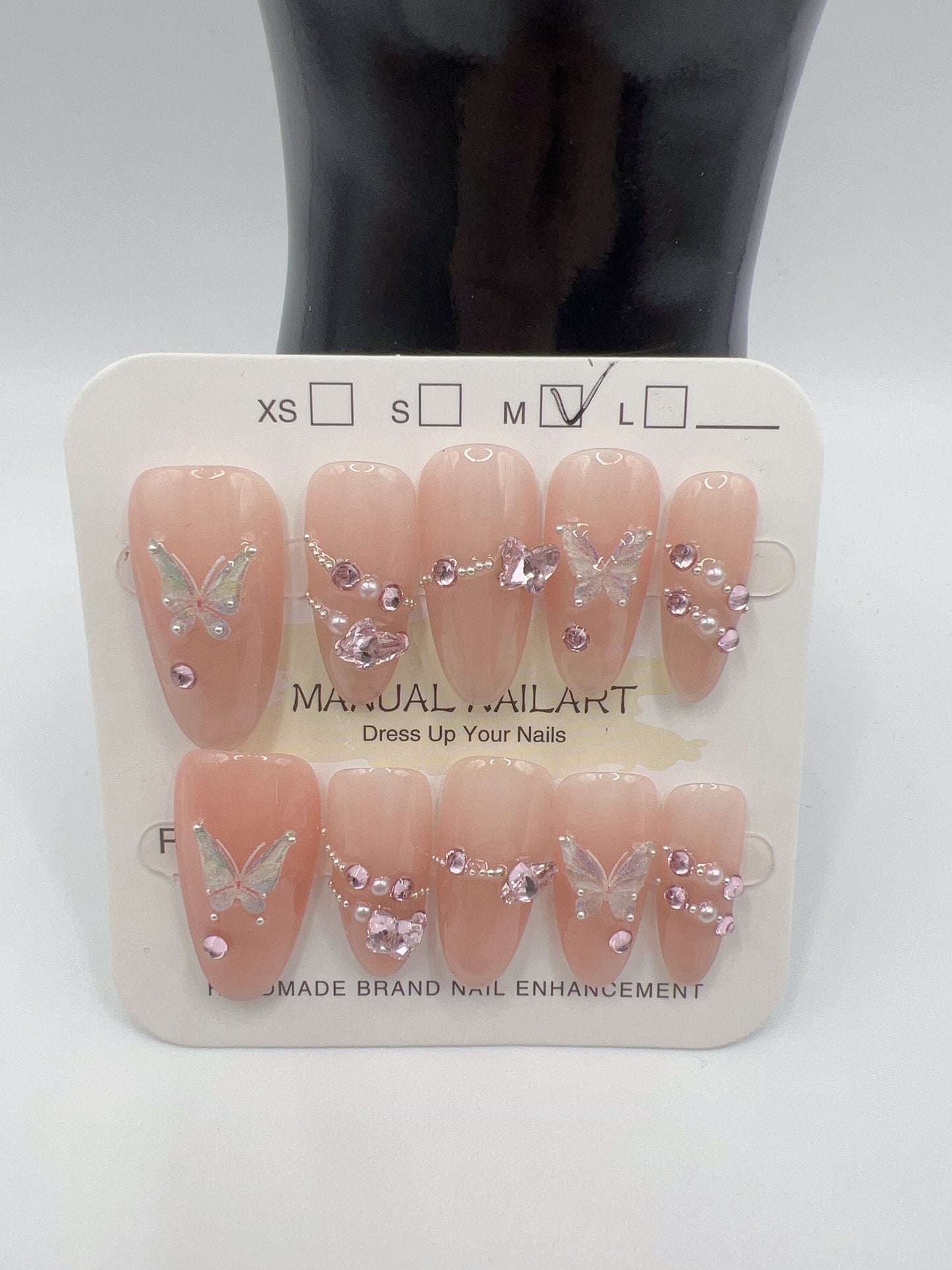 Medium Almond & Oval Press-On Nails – 10 Designs, Medium Size
