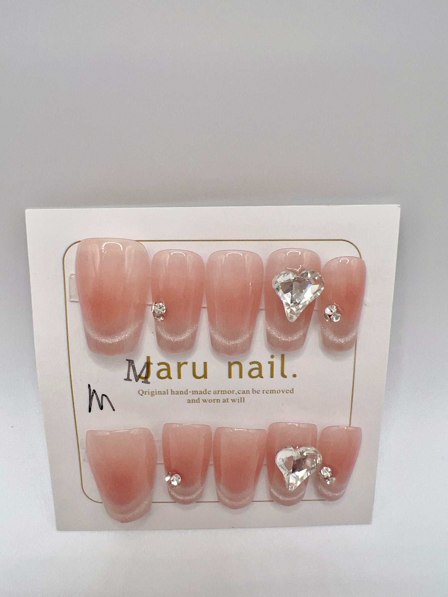 Short Coffin Press On Nails Simple Design – Medium Size