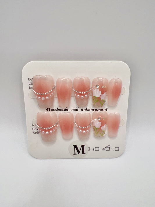 Short Coffin Press On Nails – Medium Size