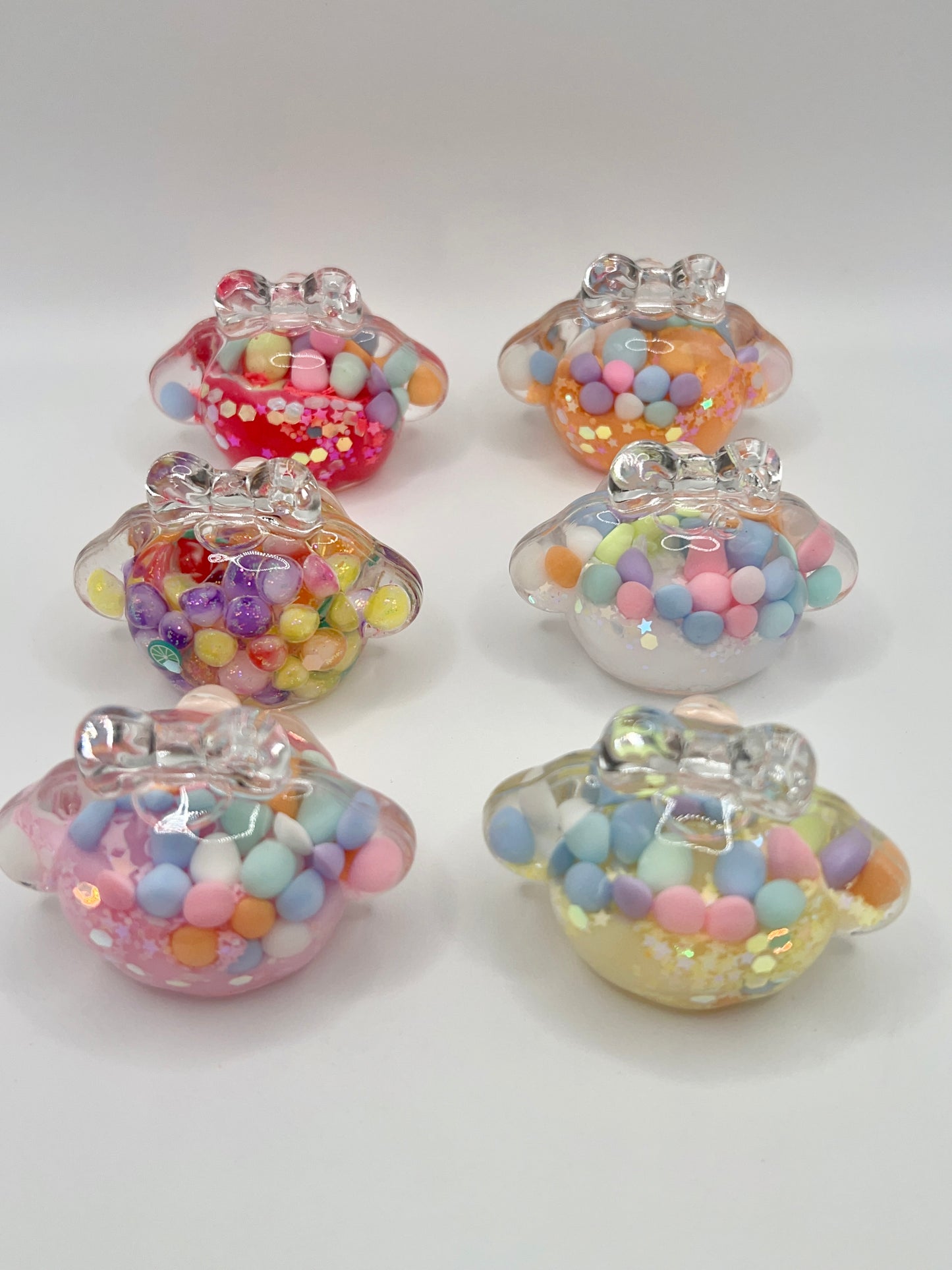 Kawaii Quicksand Pendant charm for Making Keychain/Bag chain