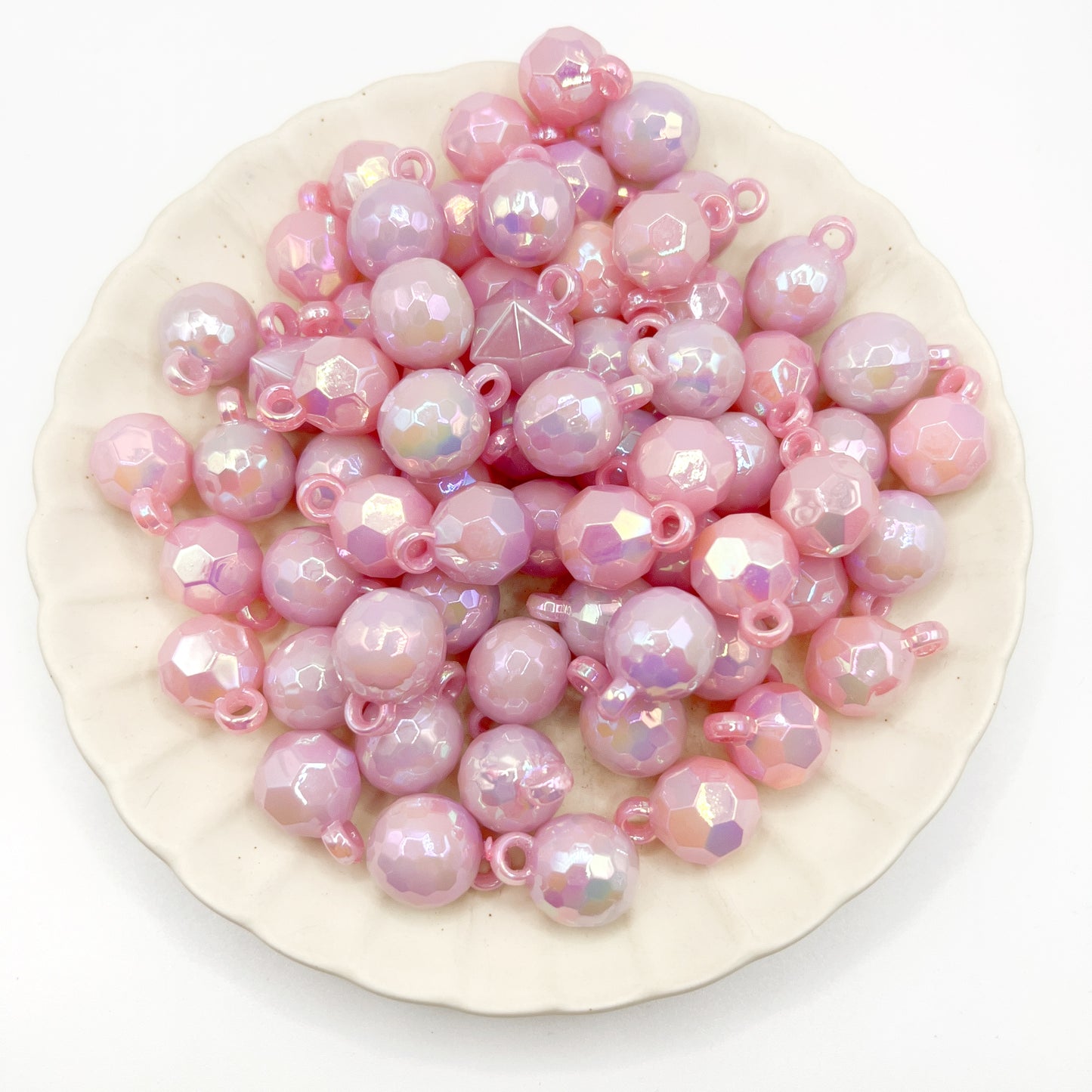 Kawaii Pastel Bead Bundle Lot – 360 PCS Resin Acrylic Beads DIY