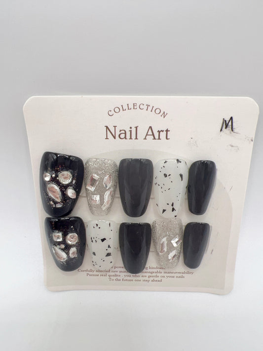 Short Coffin Press On Nails Simple Design – Medium Size