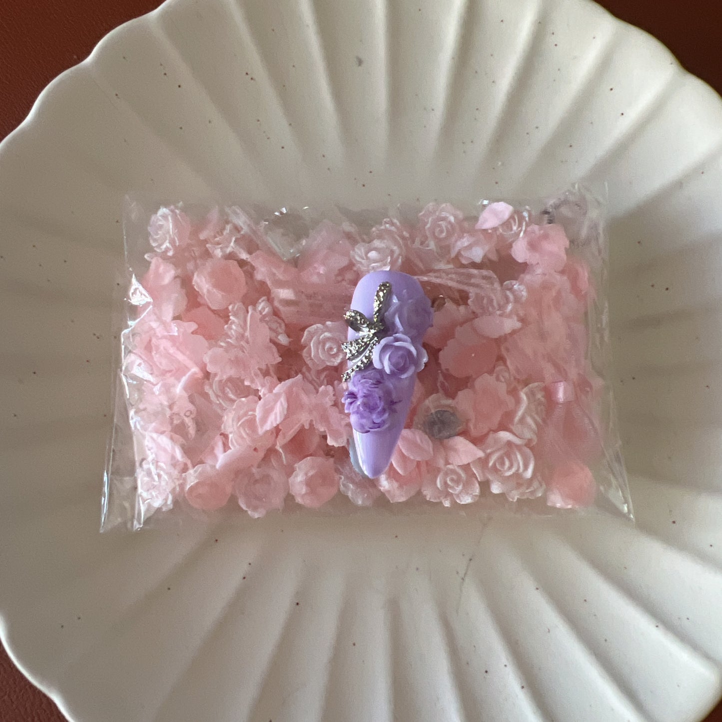 2D Resin Flower Mixed Package
