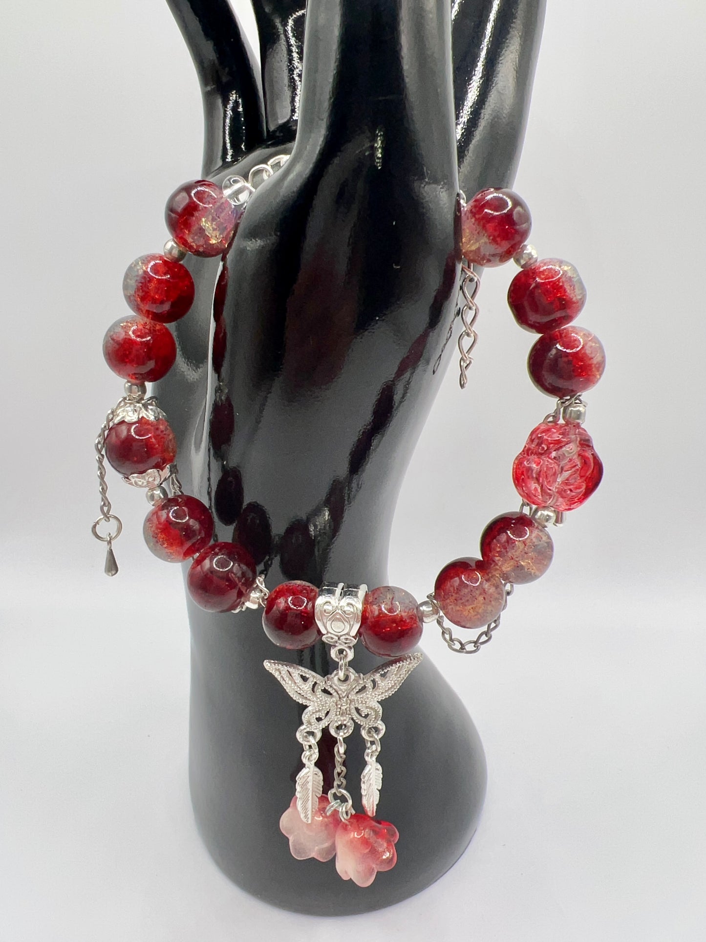 Adjustable Bead Bracelet with Cute Charms & Spacers